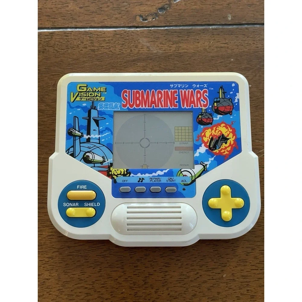 Sega Submarine Wars Game Vision Portable Handheld Console Tested